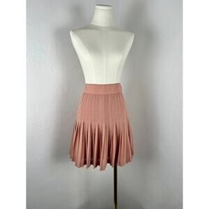 J. CREW Dusty Mauve Micro Pleated Skirt (Woman's Size: 8)